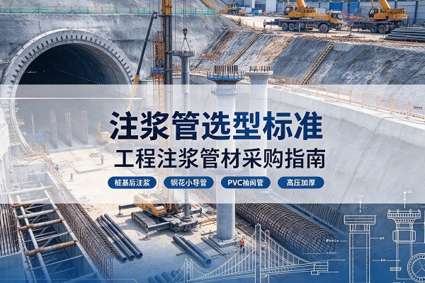 吴中注浆管选型标准